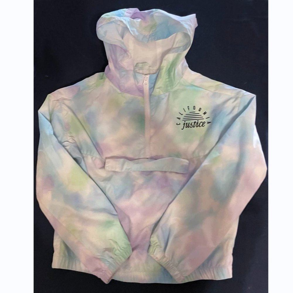 Hooded Windbreaker, size 12 Youth Packable Jacket